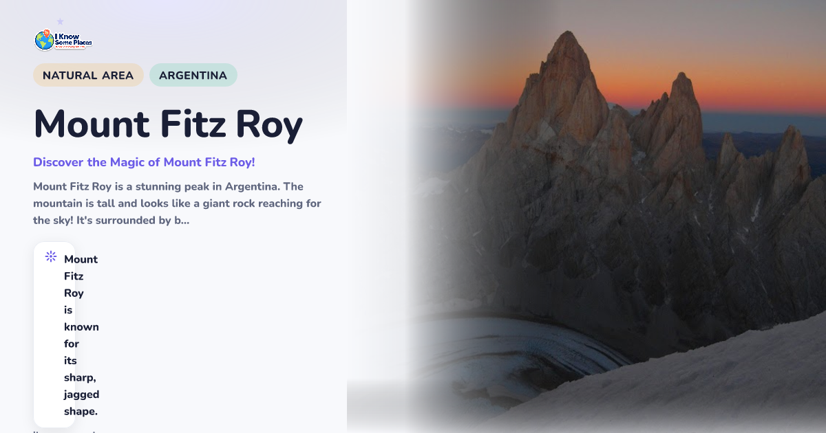 Mount Fitz Roy
