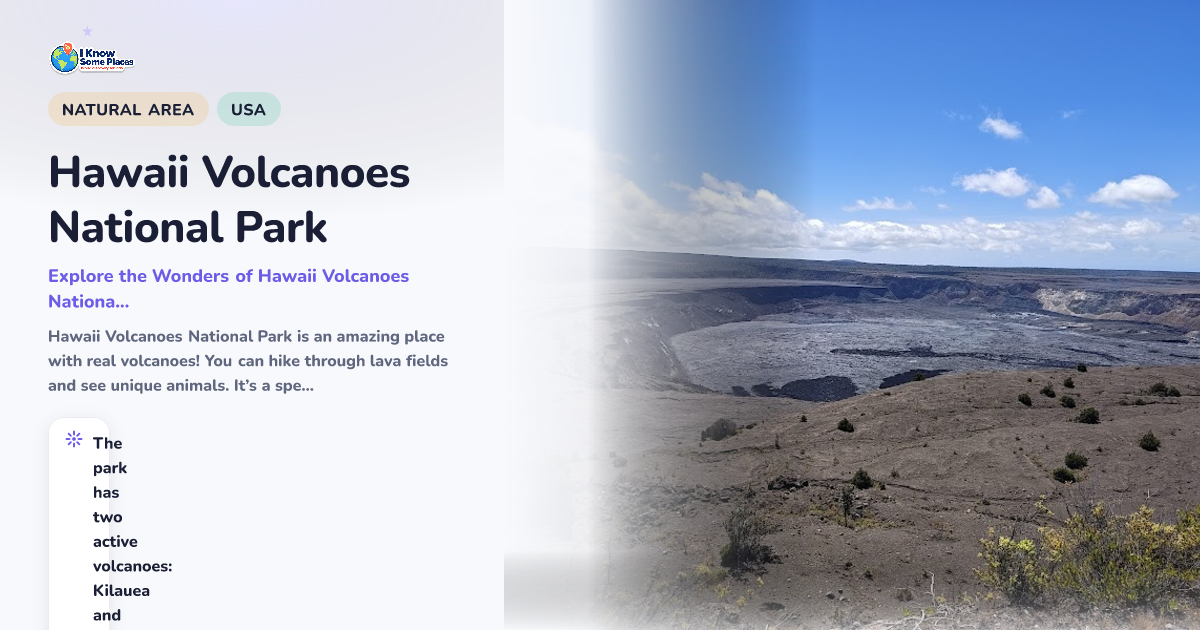 Hawaii Volcanoes National Park