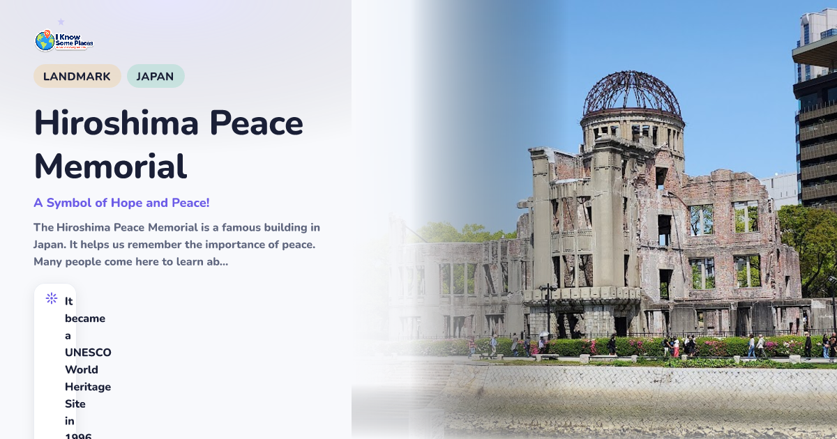 Hiroshima Peace Memorial
