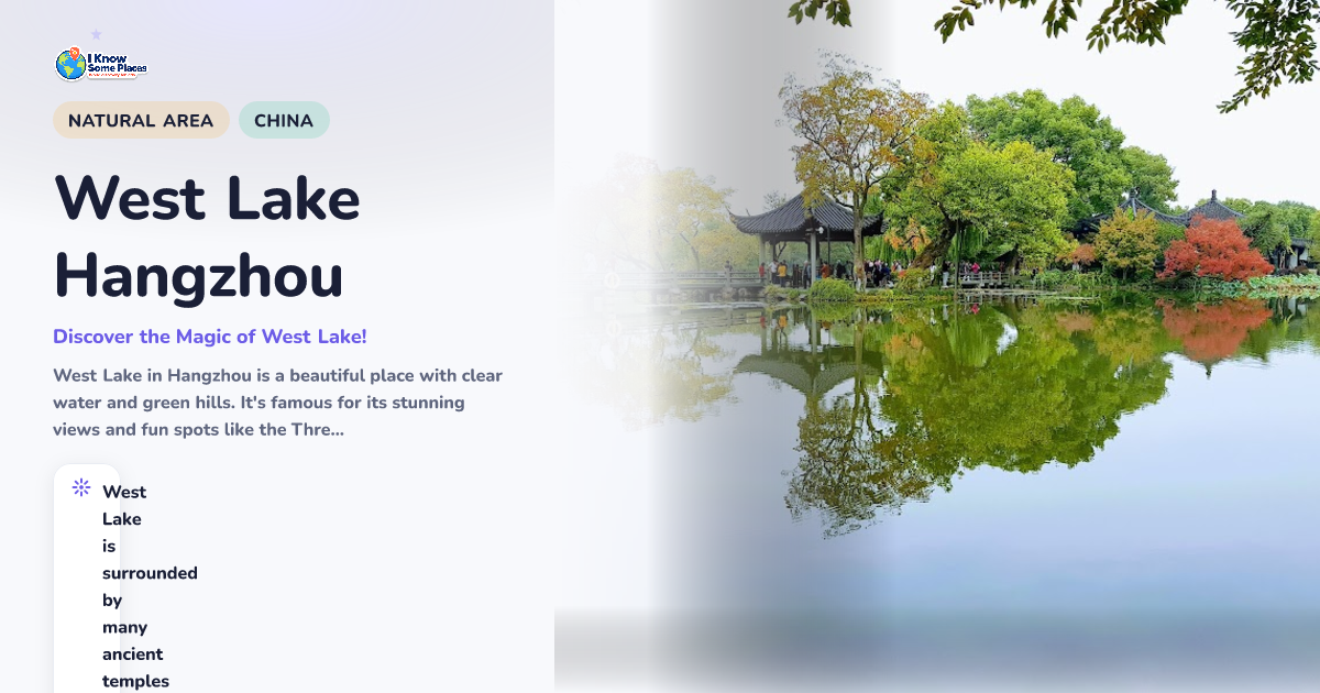 West Lake Hangzhou