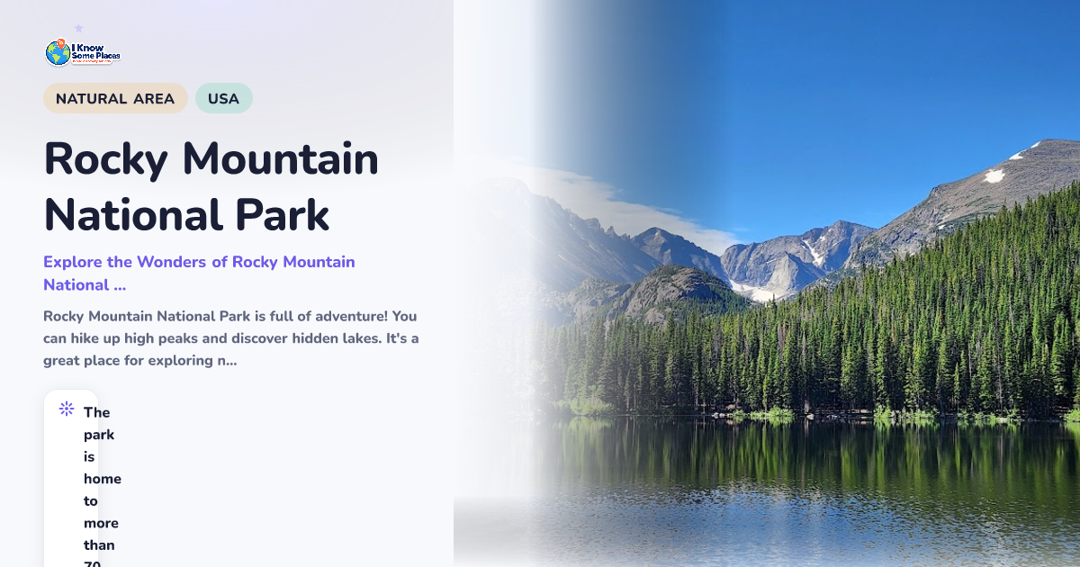 Rocky Mountain National Park