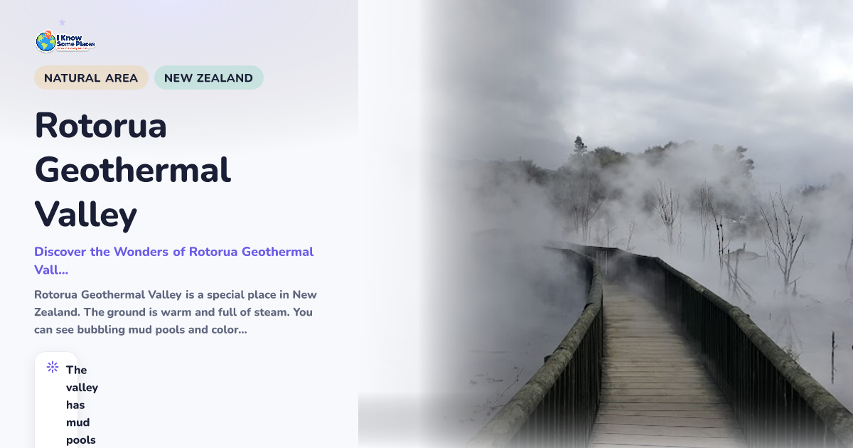 Rotorua Geothermal Valley