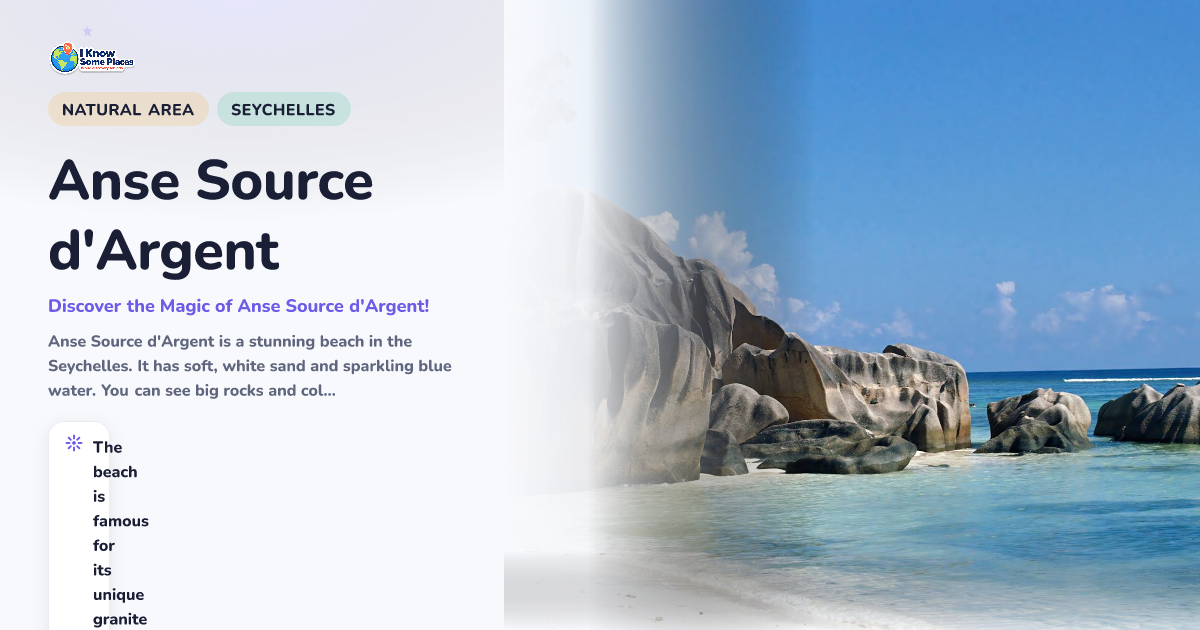 Anse Source d'Argent