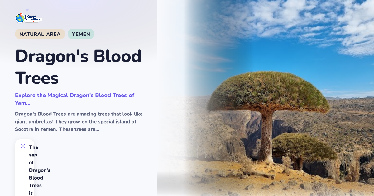 Dragon's Blood Trees